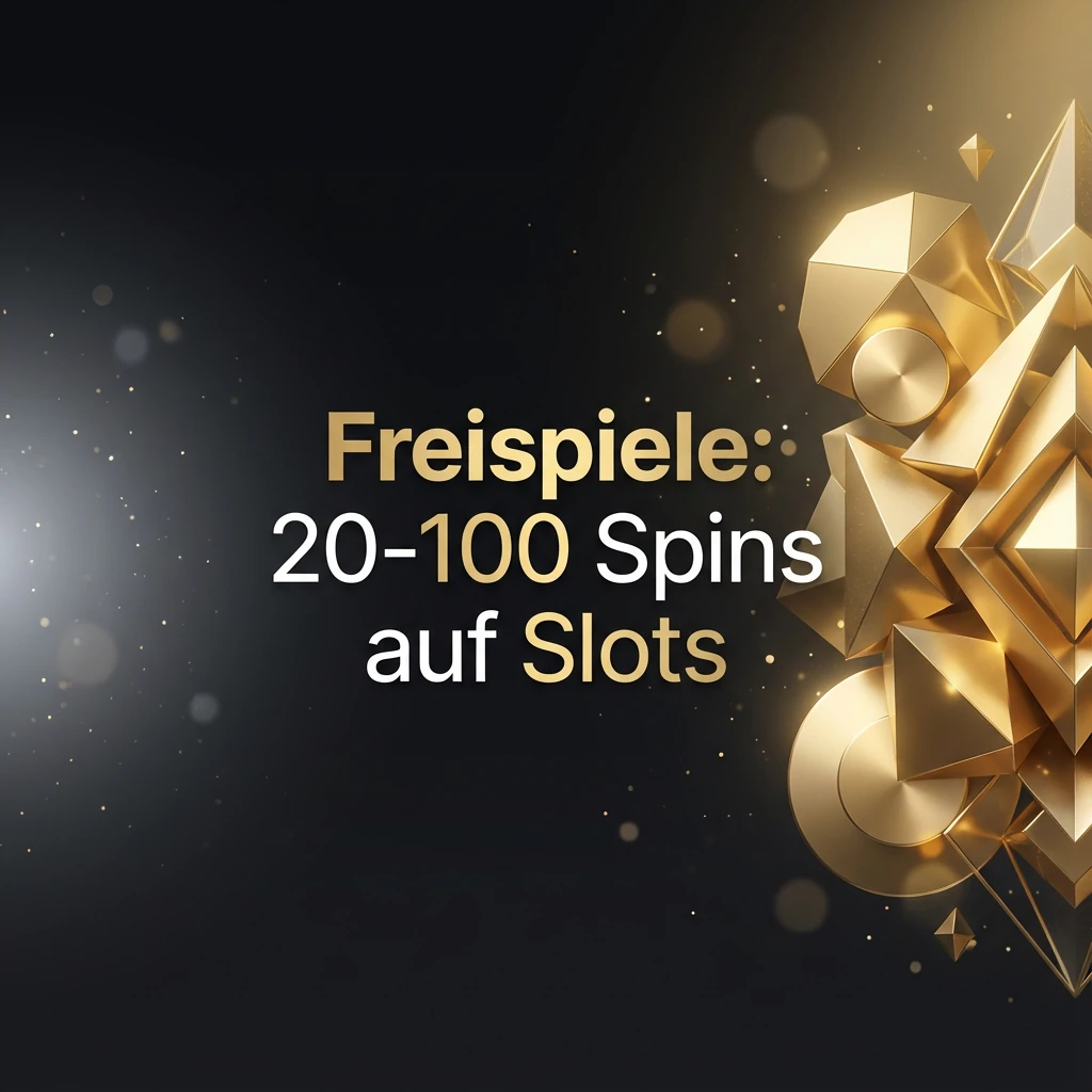 Freispiele: 20-100 Spins auf Slots